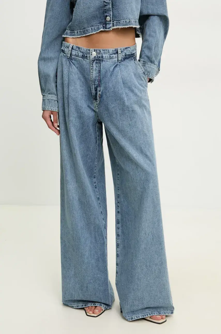 Rifle Moschino Jeans dámske, vysoký pás, 0341 3721