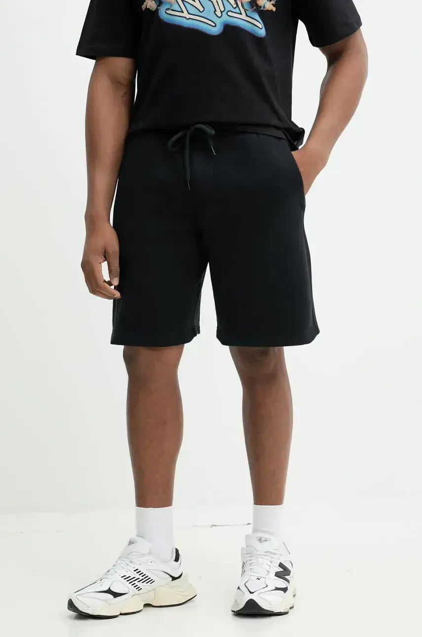 Šortky Hollister Co. pánske, čierna farba, KI328-5037