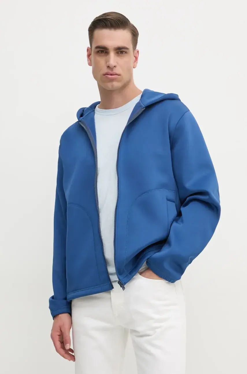 Mikina Rains Safi Fleece Hood Jacket T1 fialová farba, s kapucňou, jednofarebná, 21900