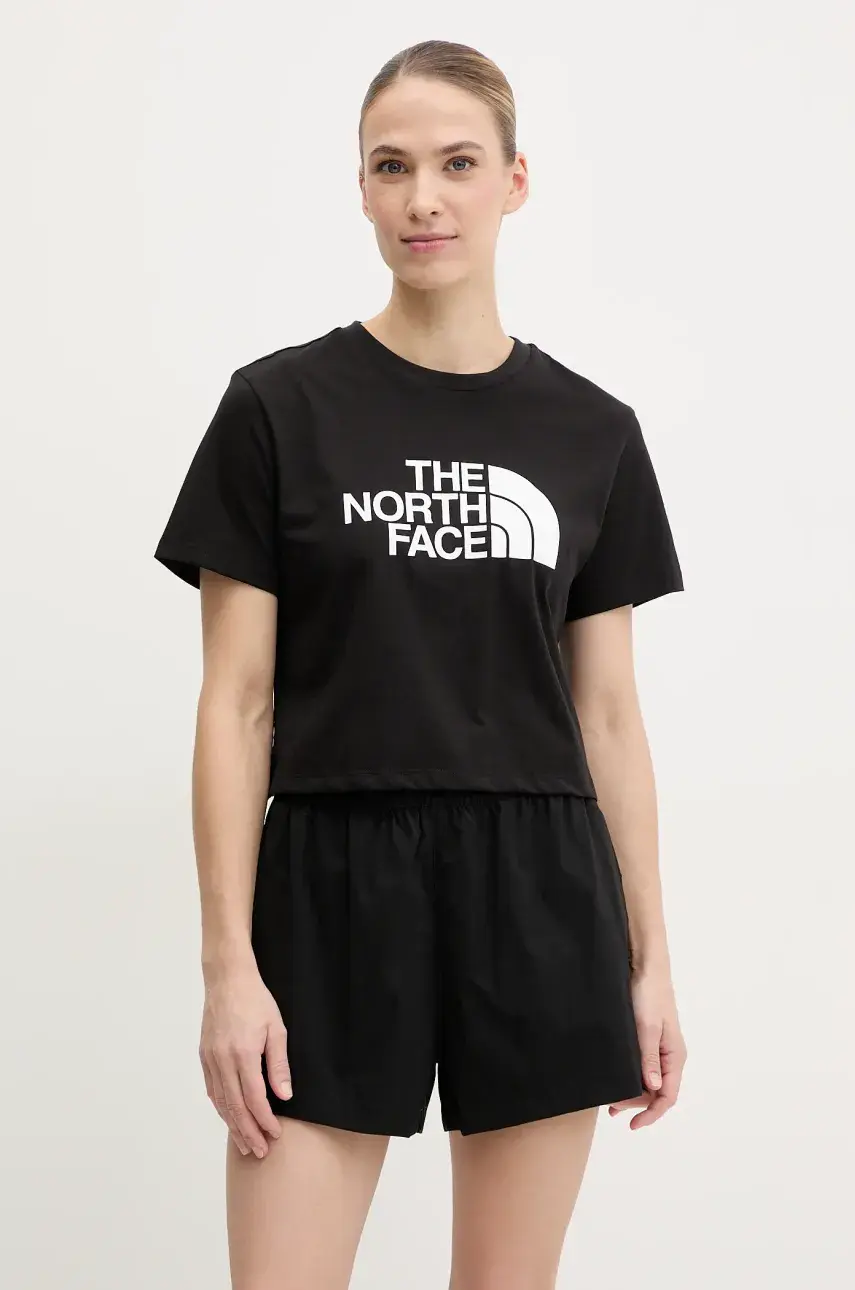 Tričko The North Face Easy Relaxed dámske, čierna farba, NF0A8A6HJK31