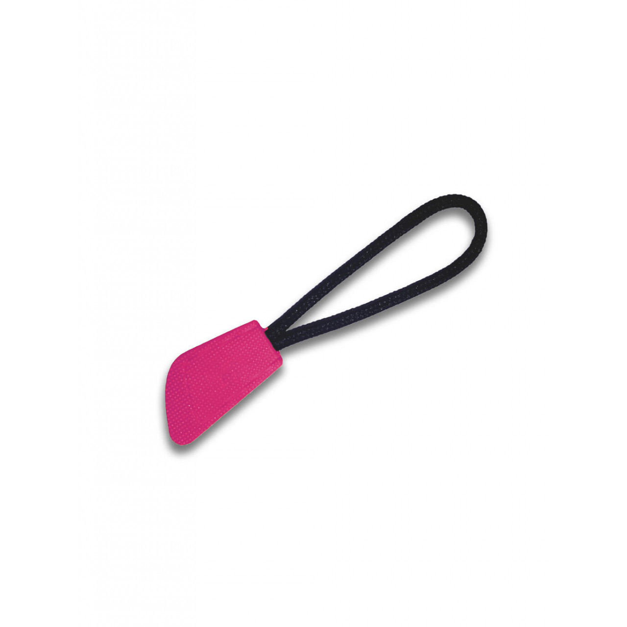 Prívesok na jazdec zipsu (ťaháčik) Result 10 ks - ružový-čierny