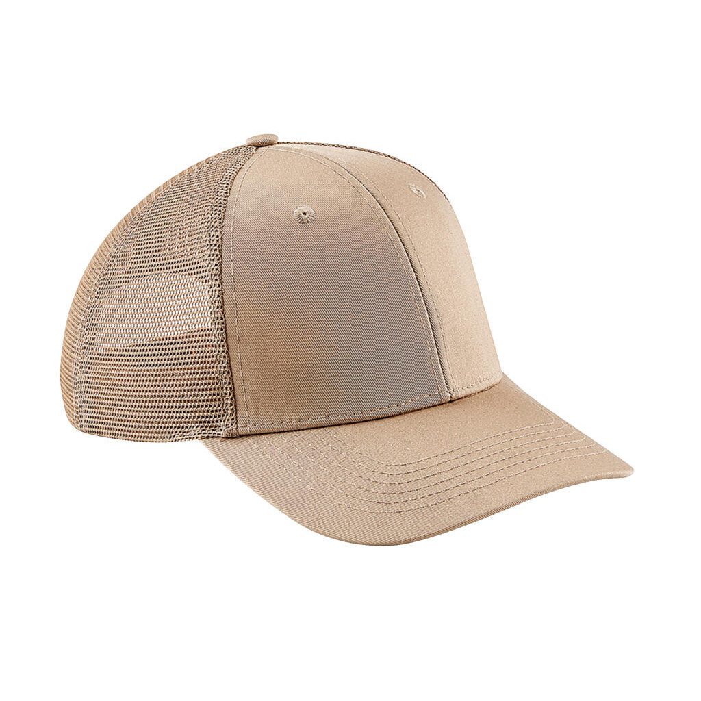 Šiltovka Beechfield Urbanwear Trucker - béžová