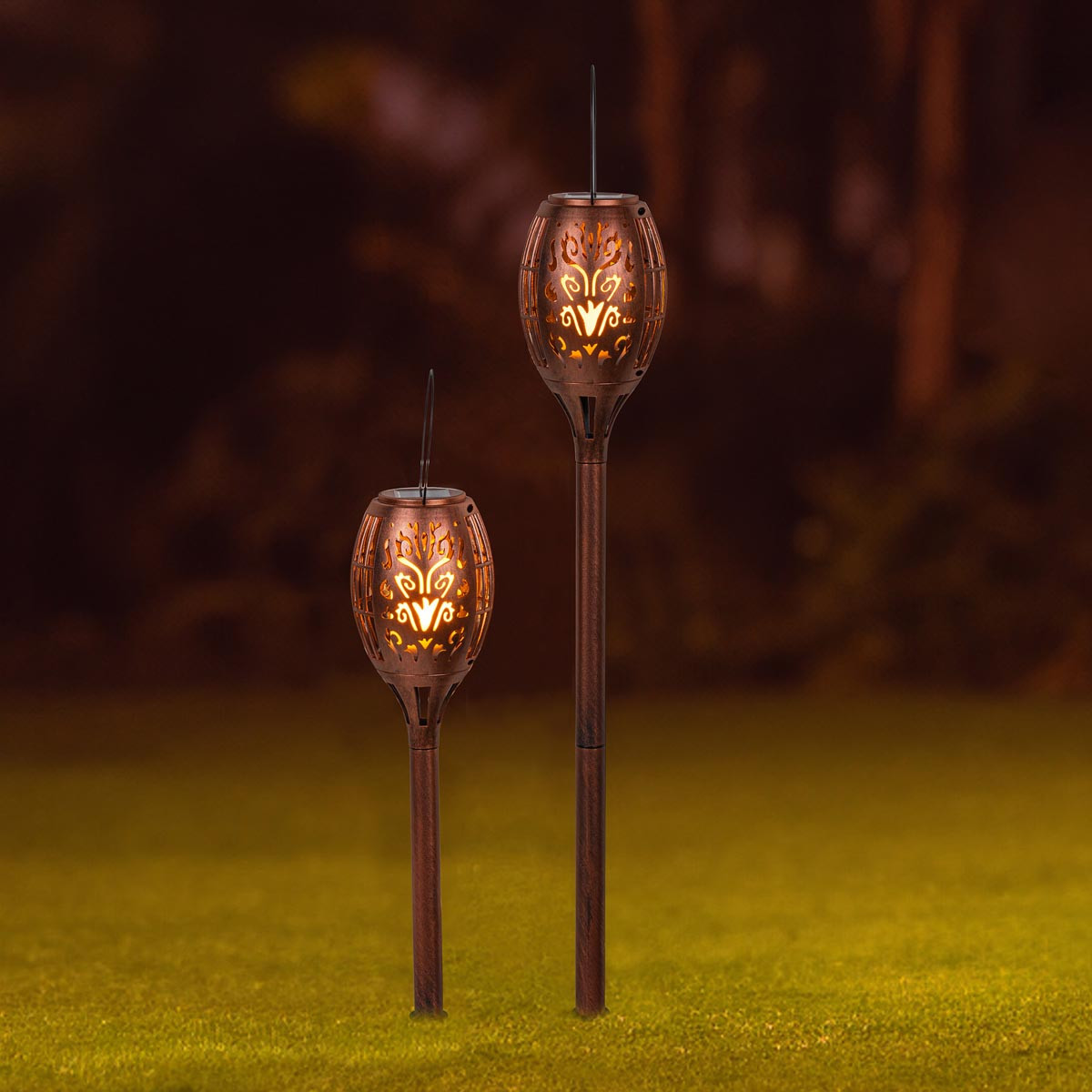 Haushalt international LED solární zahradní lampa, 2 ks