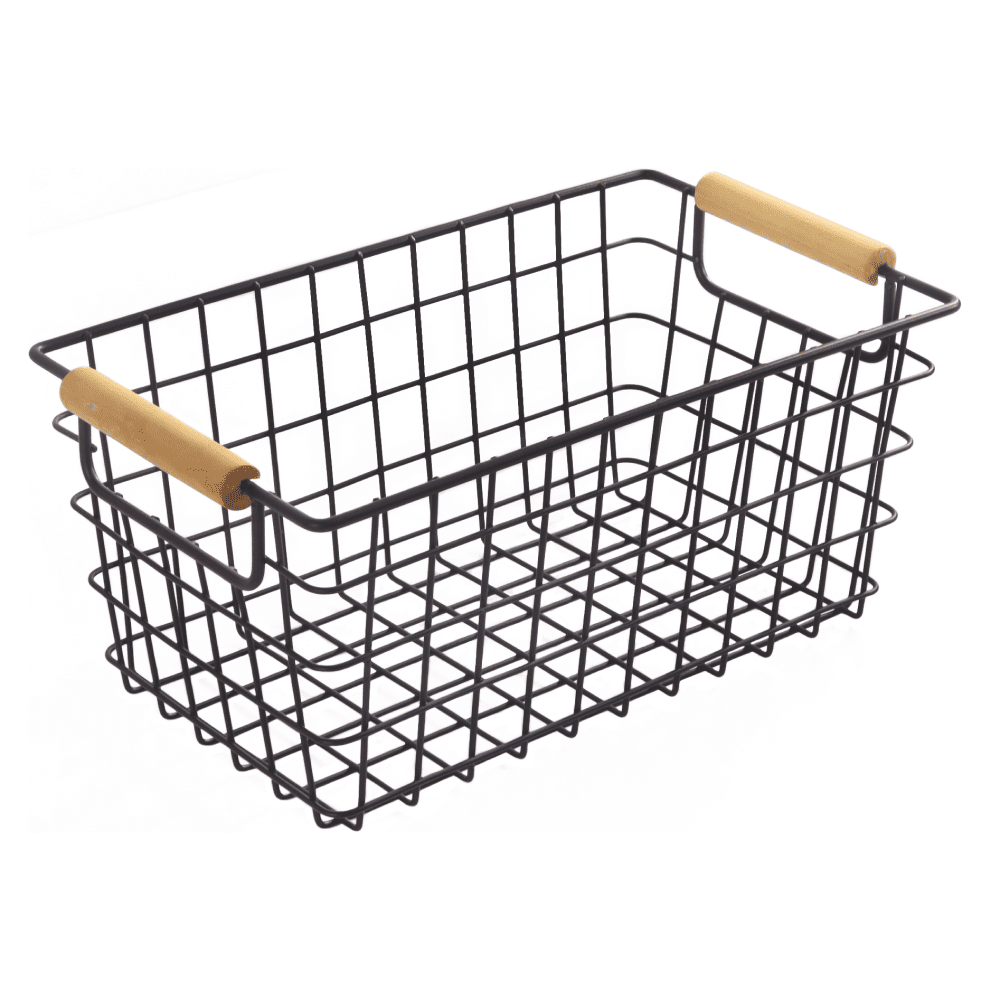 Viacúčelový košík, čierna, KOSUT