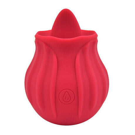 Licking Rose vibračný orálny stimulátor červený