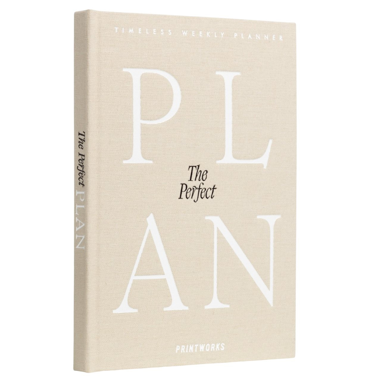 Plánovač THE PERFECT PLAN, béžová, Printworks