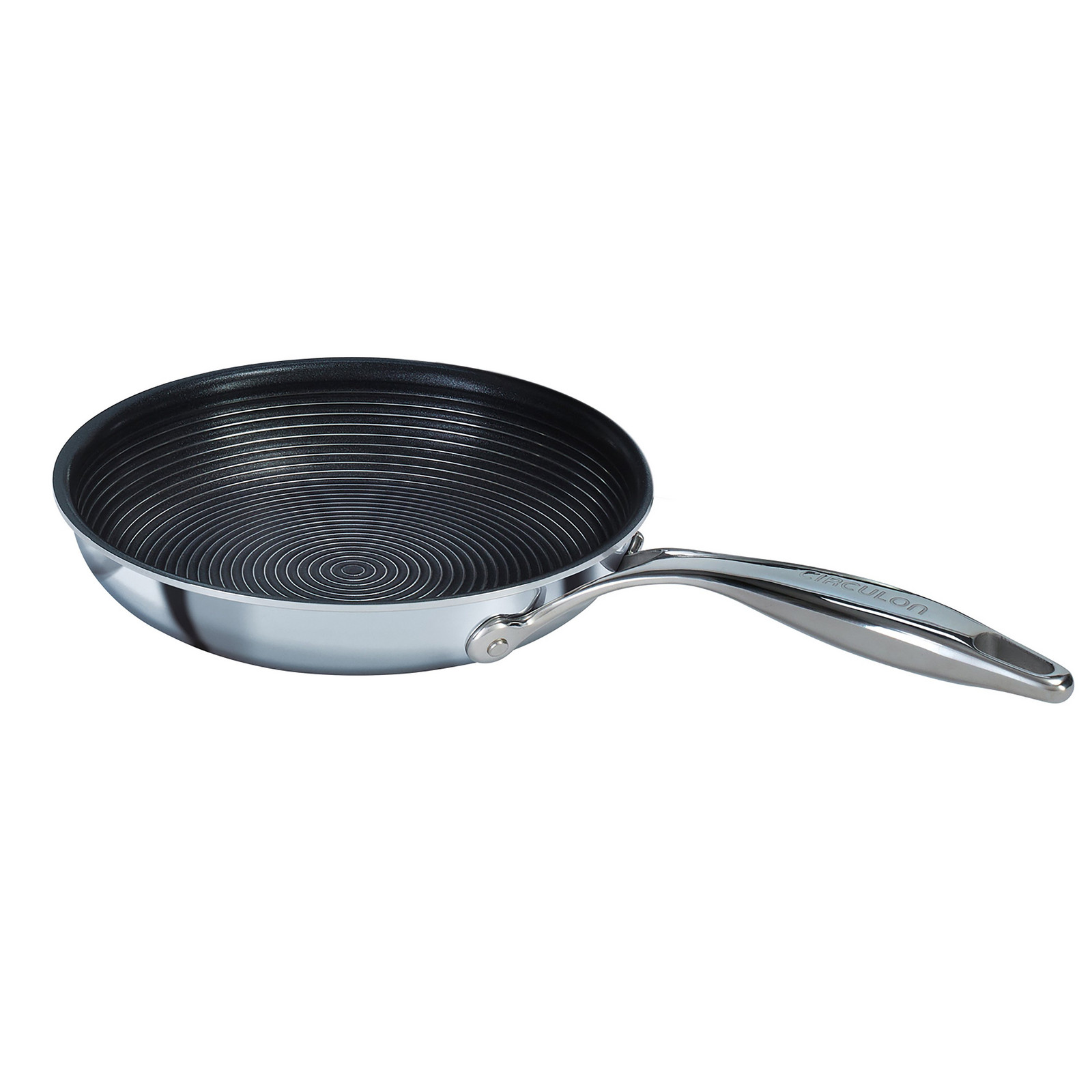 Nepriľnavá panvica STEELSHIELD 22 cm, nerezová oceľ, Circulon