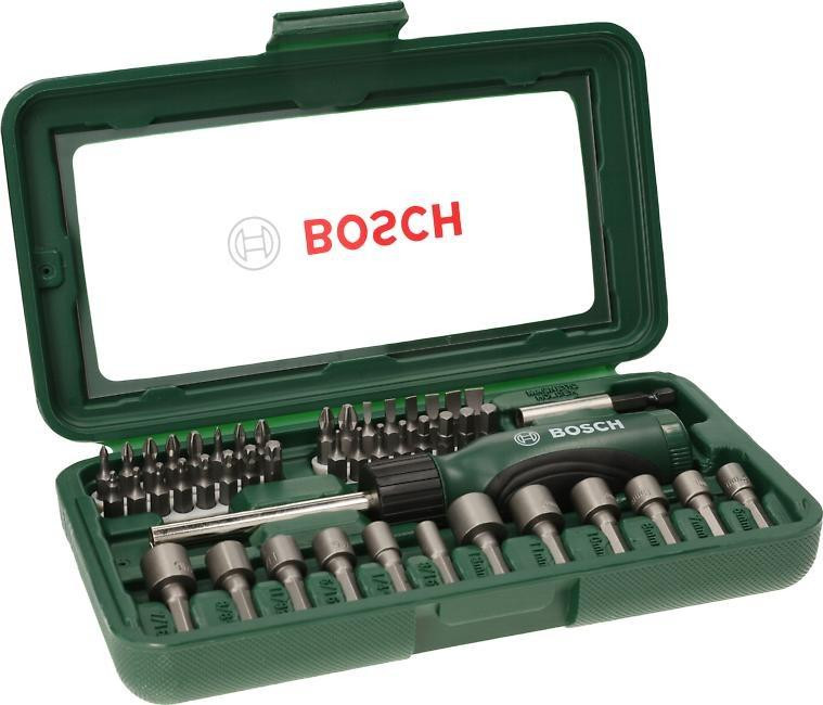 BOSCH 46dielna sada so skrutkovačom