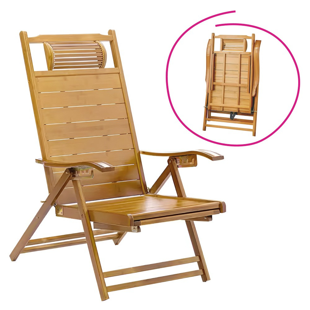 KONDELA Vardon záhradné lehátko prírodná