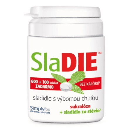 SLADIE Sladidlo 600 + 100 tabliet zadarmo