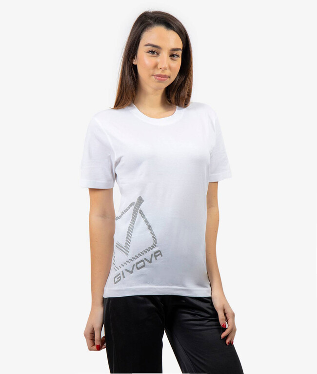 T-SHIRT COTONE REFLECTIVE BIANCO Tg. 2XL