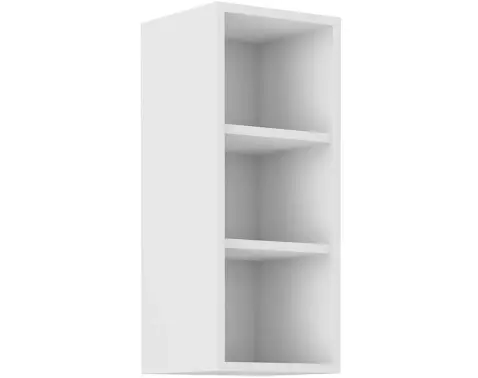 Horný kuchynský regál Luna, 30 cm, biely%