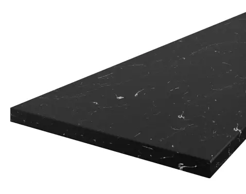 Kuchynská pracovná doska 220 cm, čierny mramor%