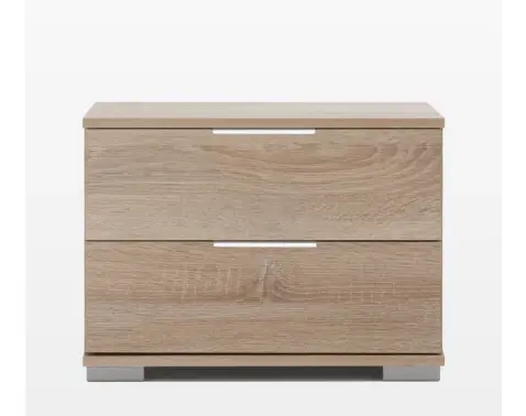 Nočný stolík Easy Plus, 2 zásuvky, dub sonoma%