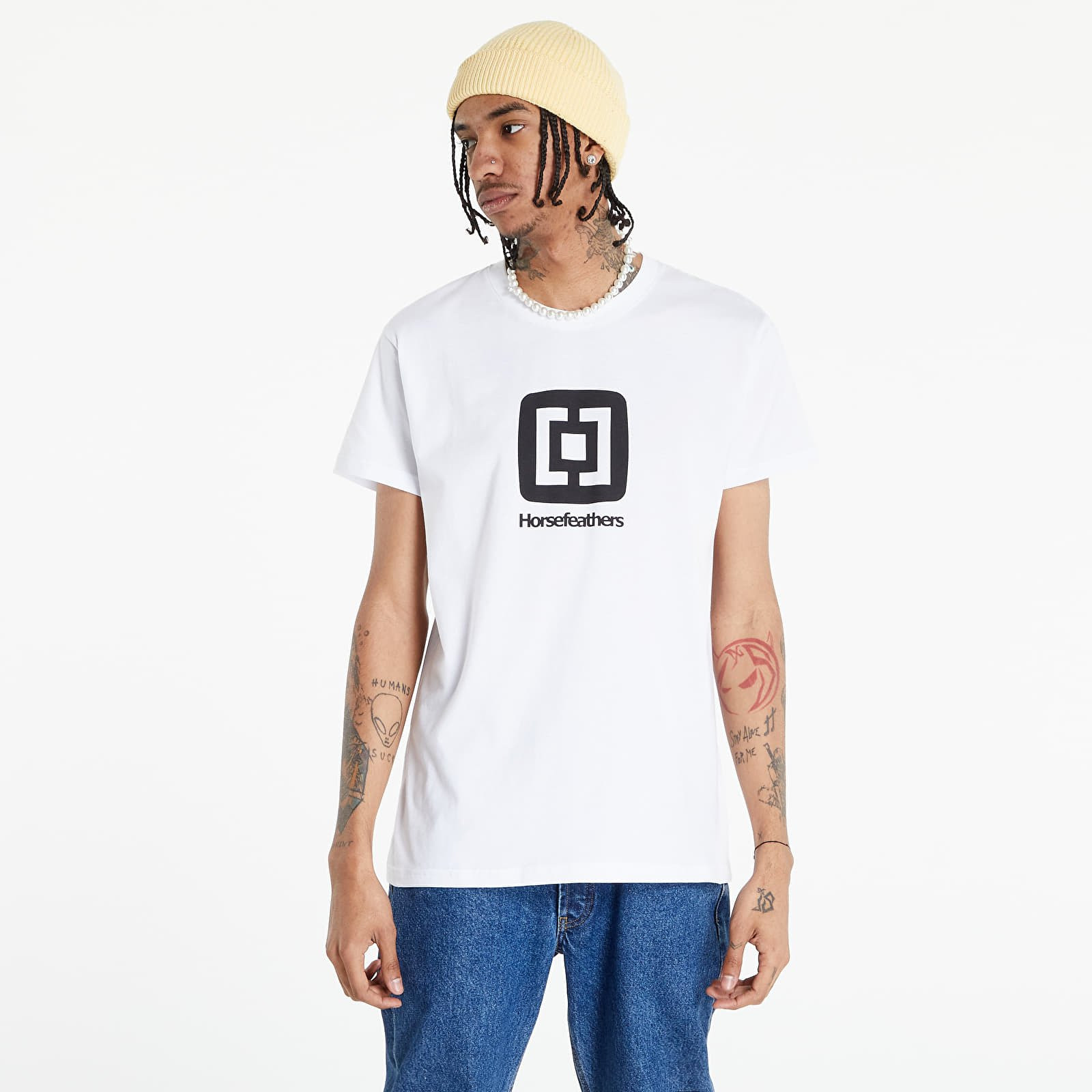 Tričko Horsefeathers Fair T-Shirt White S