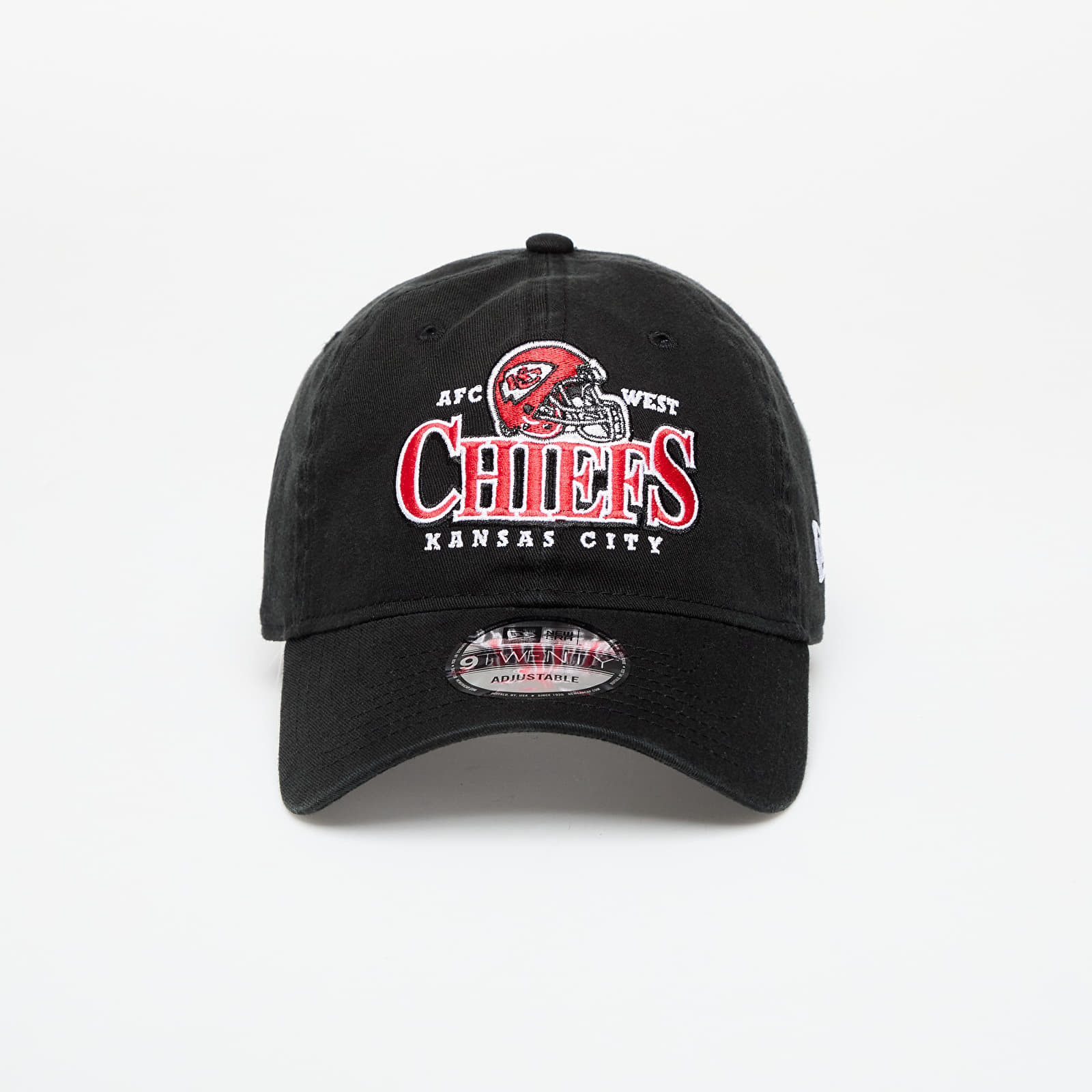 Šiltovka New Era Kansas City Chiefs Helmet 9TWENTY Adjustable Cap Black Universal