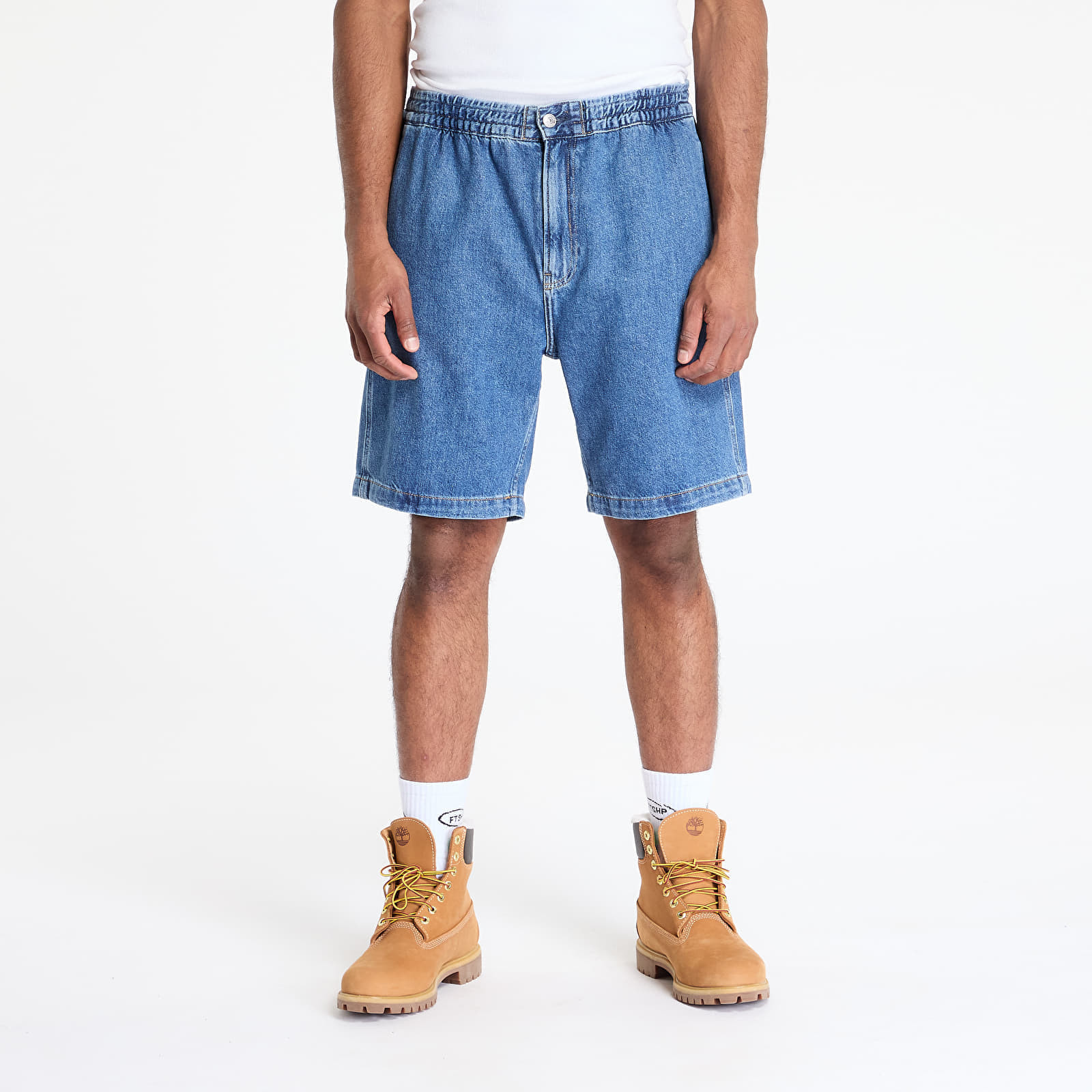 Calvin Klein Jeans Pull On Relaxed Denim Shorts Denim 32