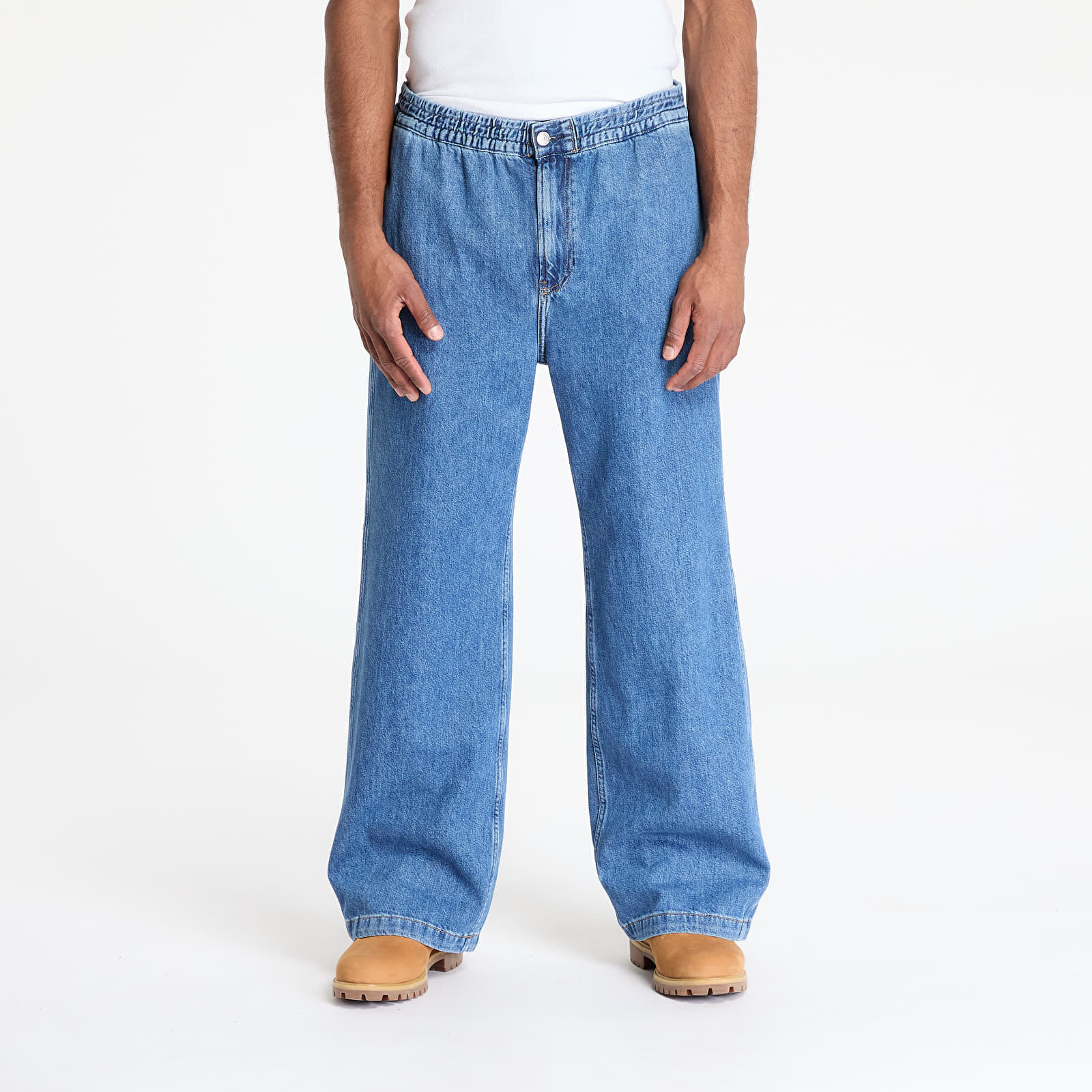 Kalhoty Calvin Klein Jeans Pull On 90'S Loose Jeans Denim 31