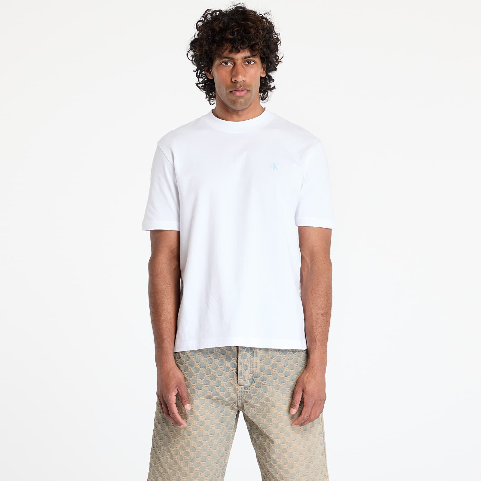 Tričko Calvin Klein Jeans Painted Calvin Klein Tee White M