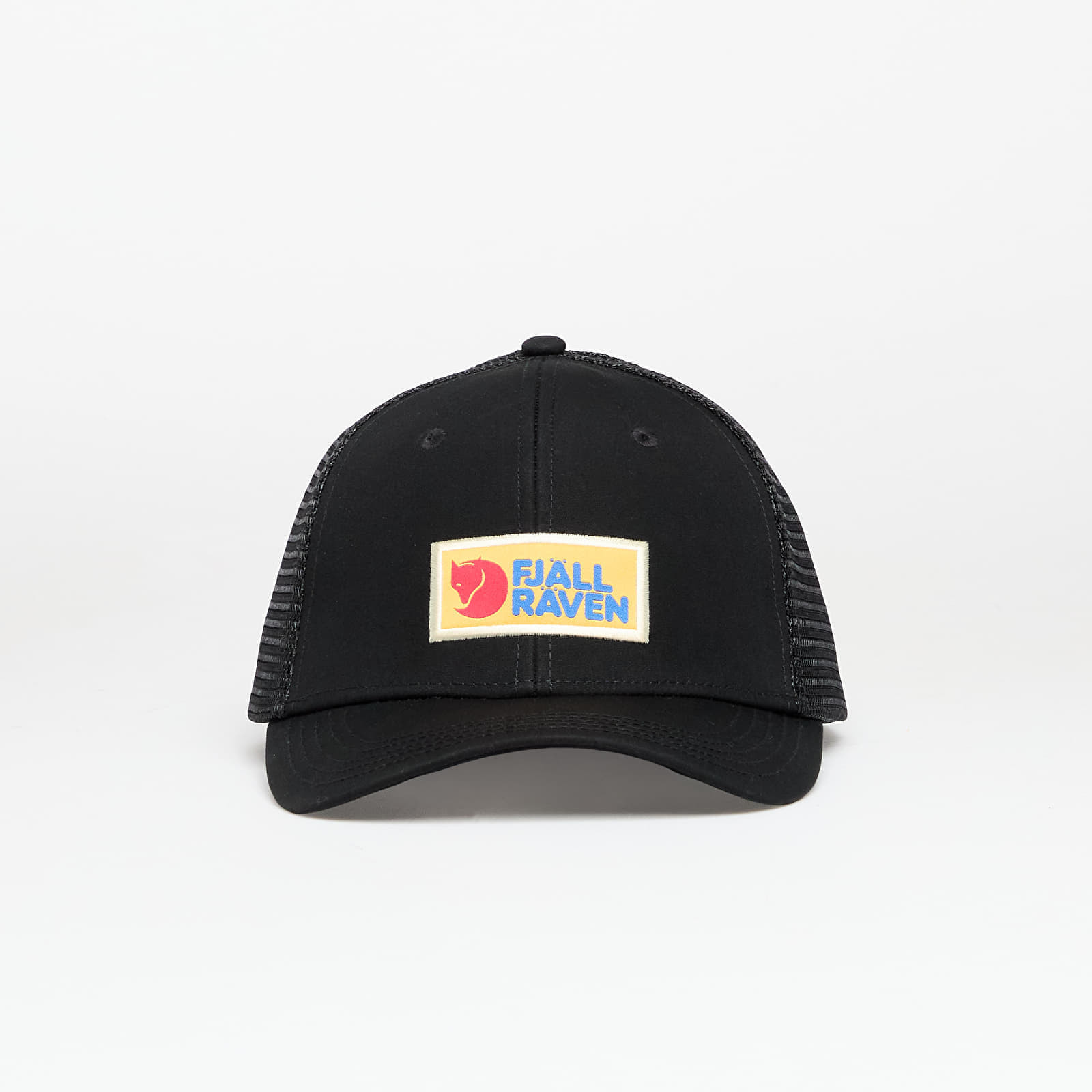 Šiltovka Fjällräven Vardag Långtradarkeps Cap Black S/M