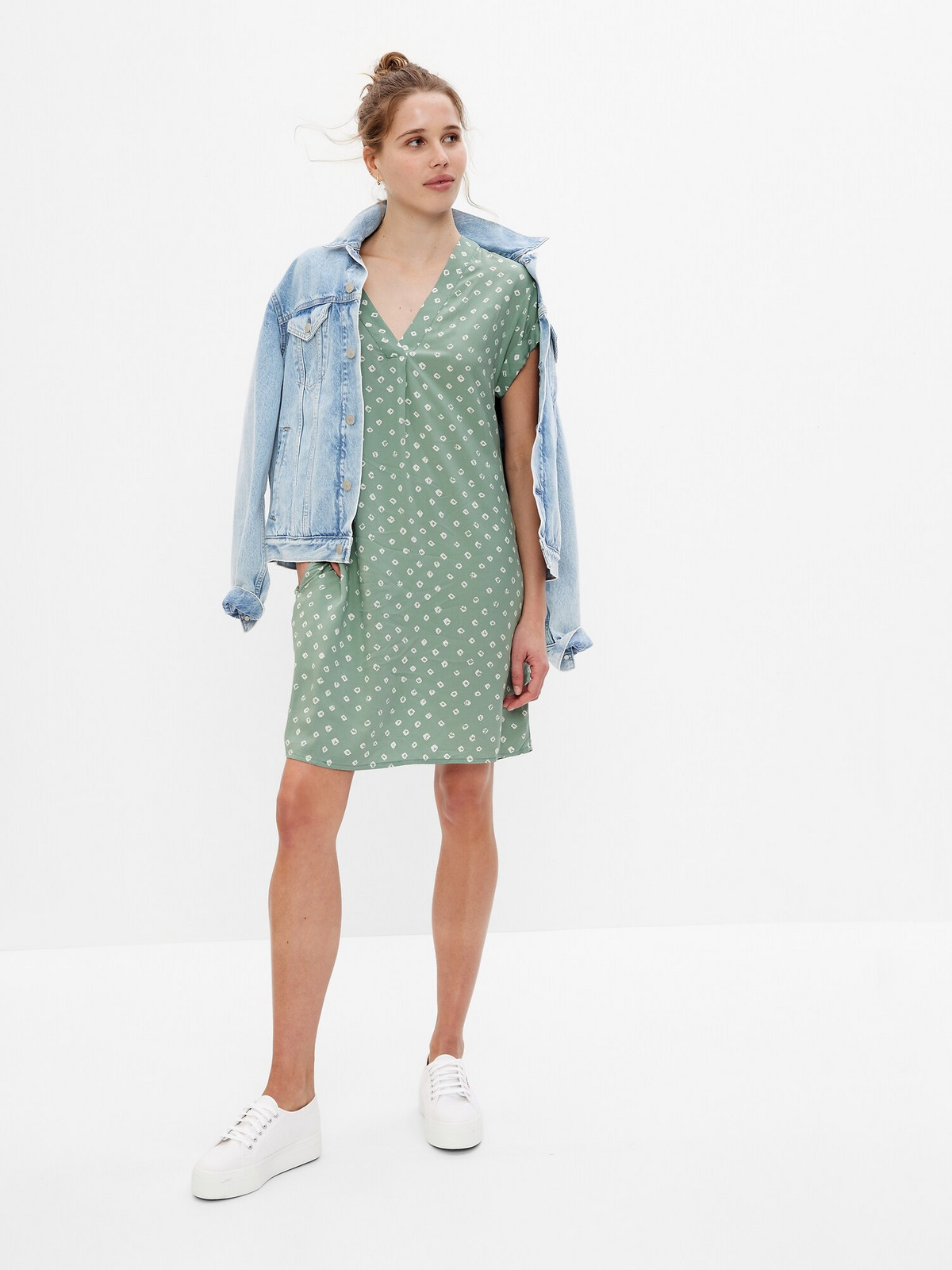 GAP Patterned Loose Dress - Women