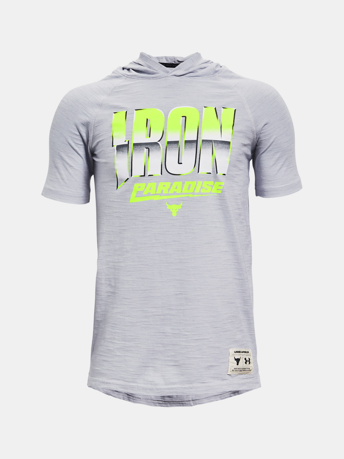 Under Armour T-shirt Project Rock Cc Ss Hdy-Gry - Boys