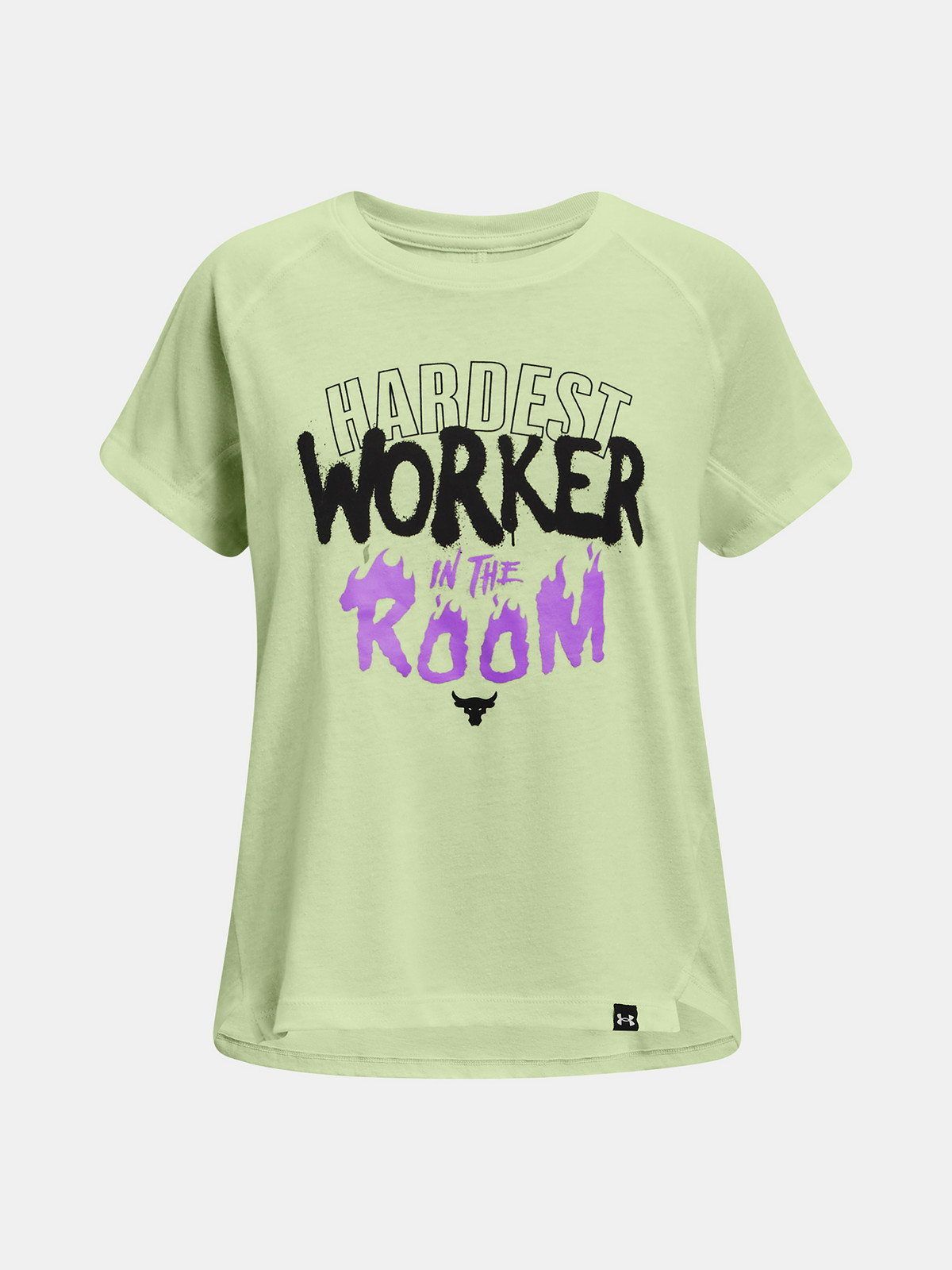 Under Armour T-shirt UA PJT ROCK HWITR SS-GRN - Girls