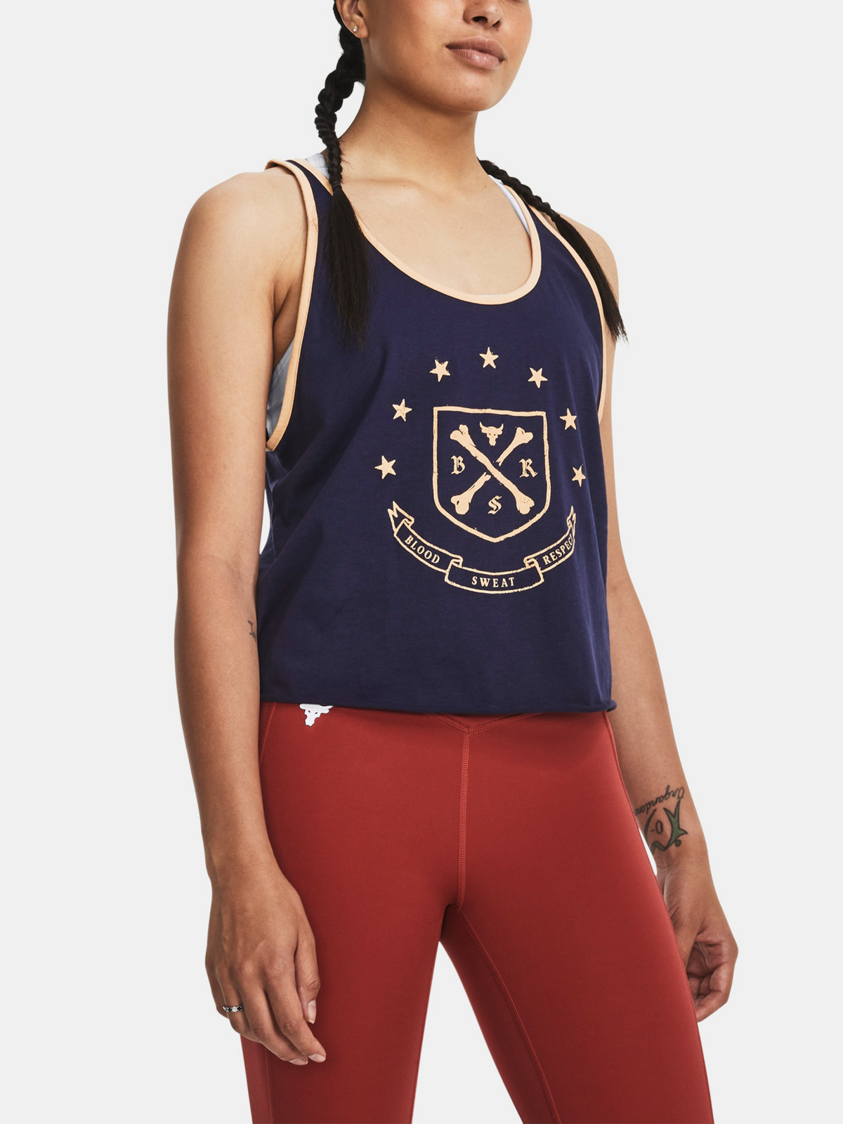 Under Armour Tank Top Pjt Rck Q3 Arena Tank-BLU - Women's