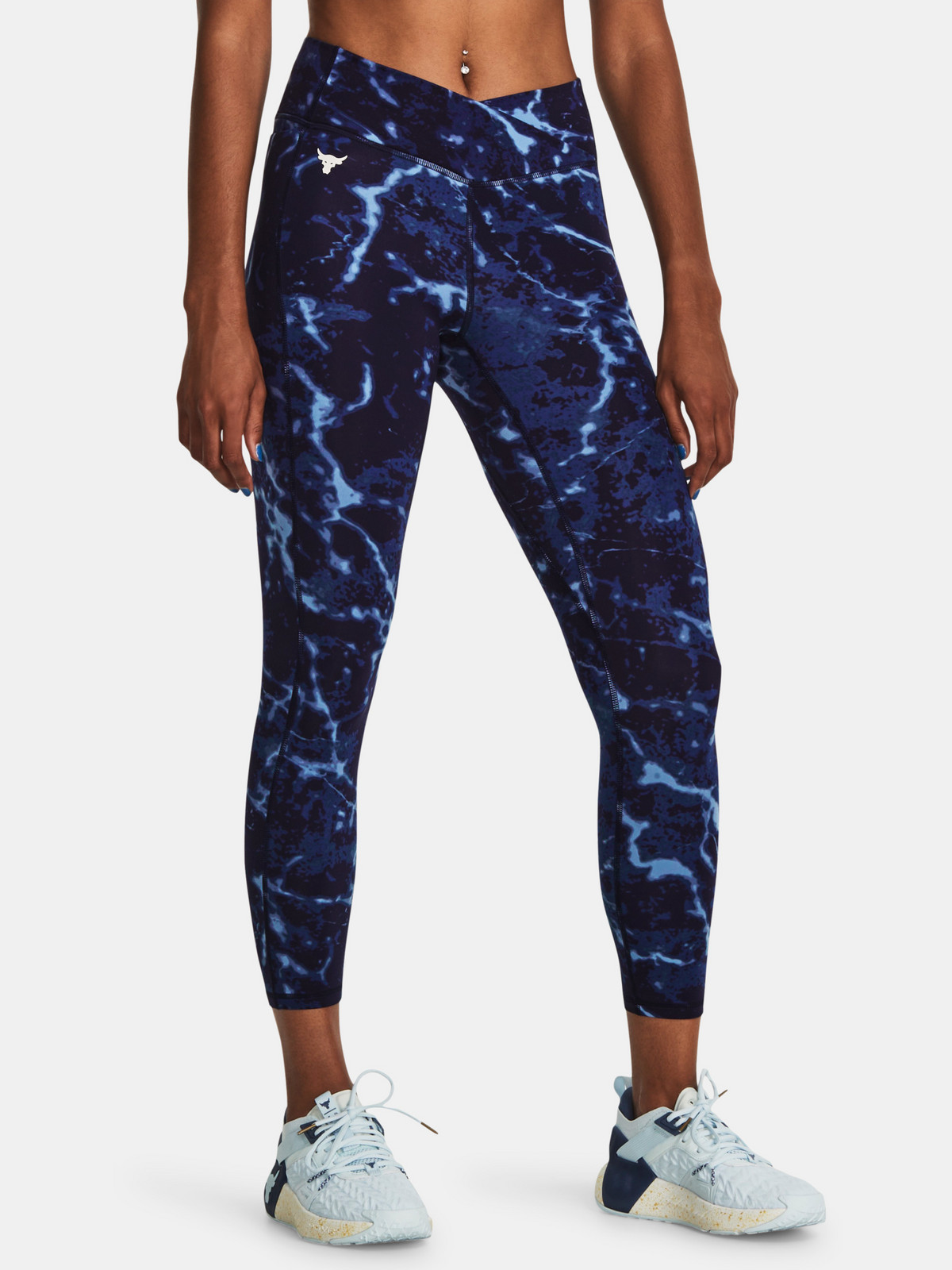Under Armour Leggings Pjt Rck LG Crsovr Akl Lg Pt-BLU - Women's