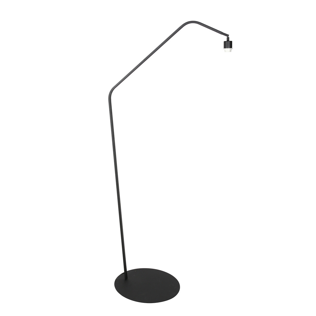 Modere vloerlamp zwart dimbaar - Anne ZigZag