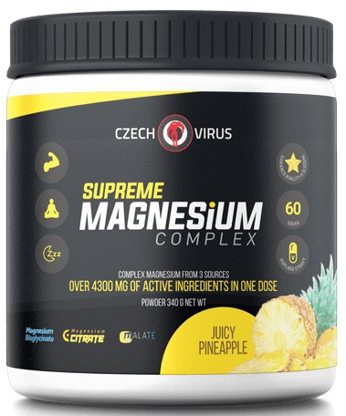 Czech virus supreme magnesium complex 340 g - ananás výpredaj (pošk.