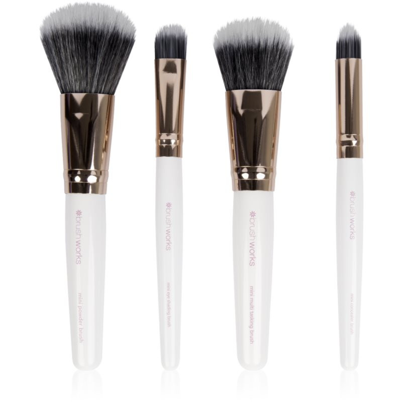 Brushworks Travel Brush Set sada mini štetcov