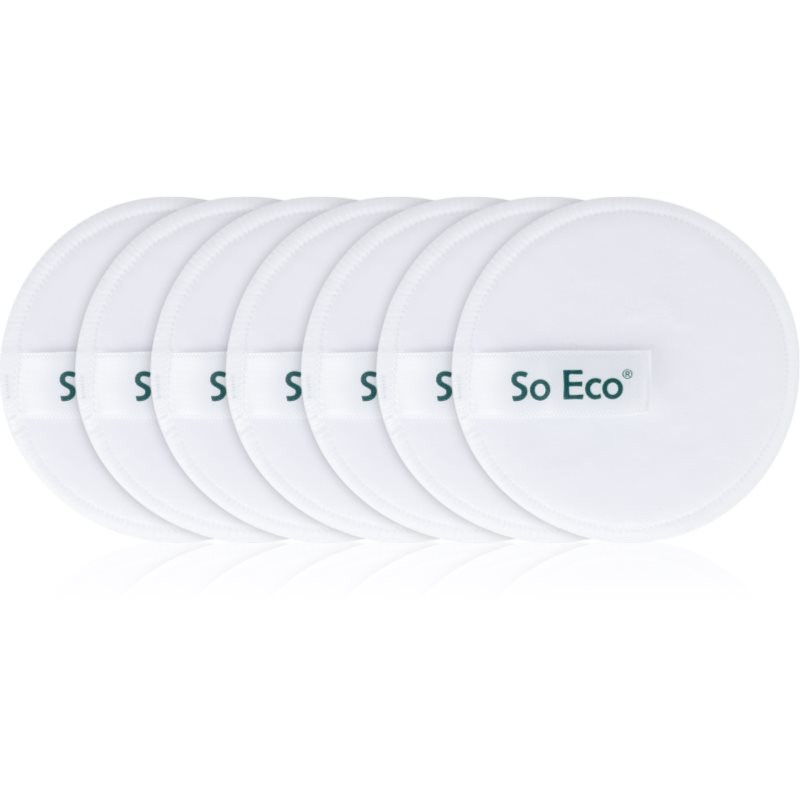 So Eco Reusable Microfibre Cleansing Pads odličovacie tampóny z mikrovlákna 7 ks