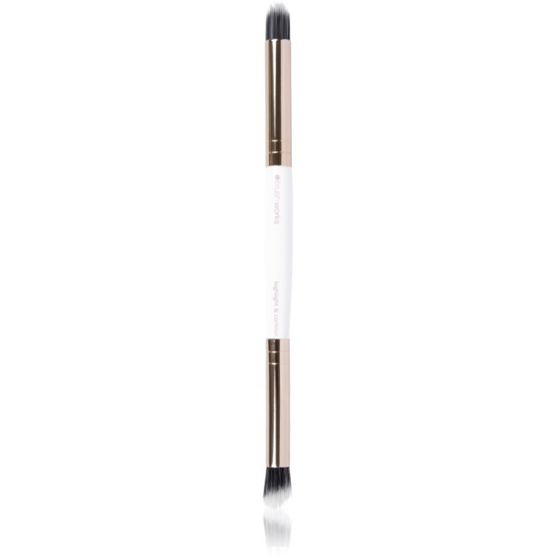 Brushworks Highlight And Contour Brush obojstranný štetec 1 ks