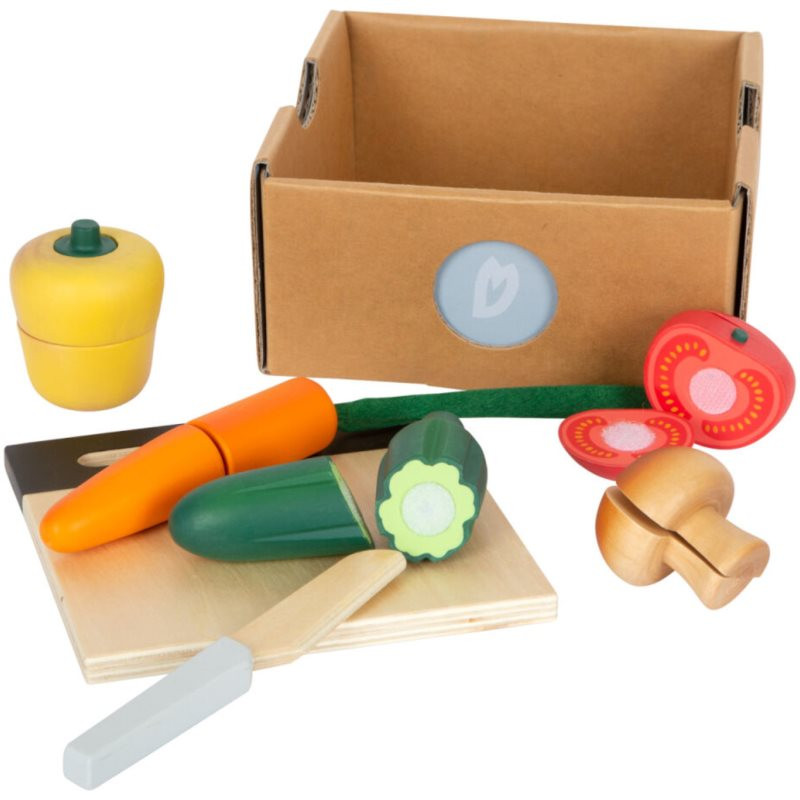 Small foot Cuttable Vegetable Set sada hračiek z dreva 3 y+ 1 ks