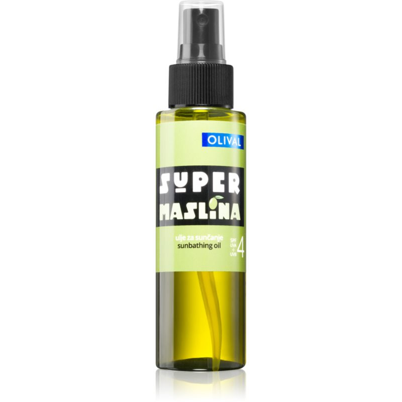 Olival SUPER Olive suchý olej na opaľovanie SPF 4 100 ml