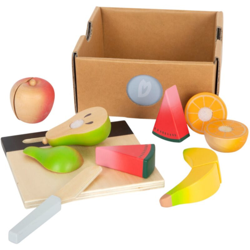 Small foot Cuttable Fruit Set Fresh sada hračiek z dreva 3 y+ 11 ks
