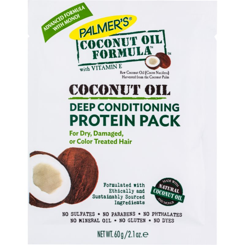 Palmer’s Hair Coconut Oil Formula hĺbkovo regeneračný kondicionér pre suché a poškodené vlasy 60 g