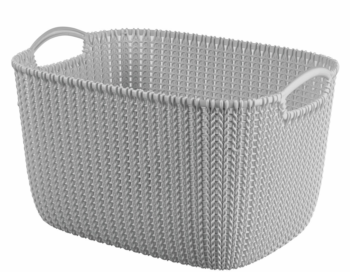 CURVER Košík KNIT 19l | sivý