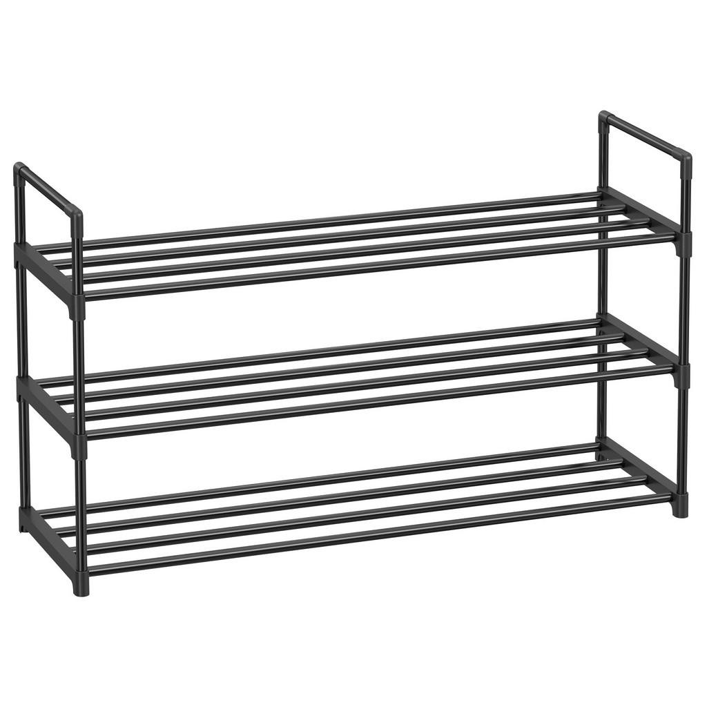 Boxxx REGÁL NA TOPÁNKY, čierna, 92/54/30 cm