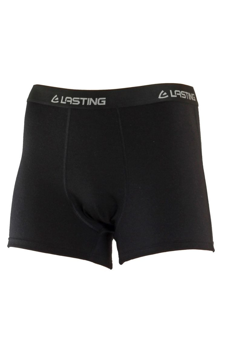 Lasting Noro 9090 čierne vlnené merino boxerky Veľkosť: L 8595067855806