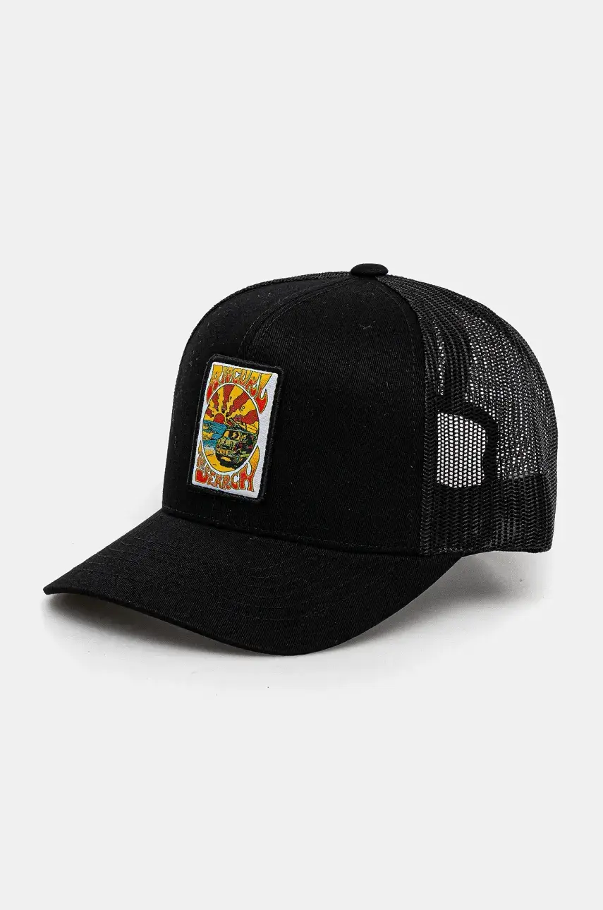 Šiltovka Rip Curl čierna farba, vzorovaná, 1FMMHE