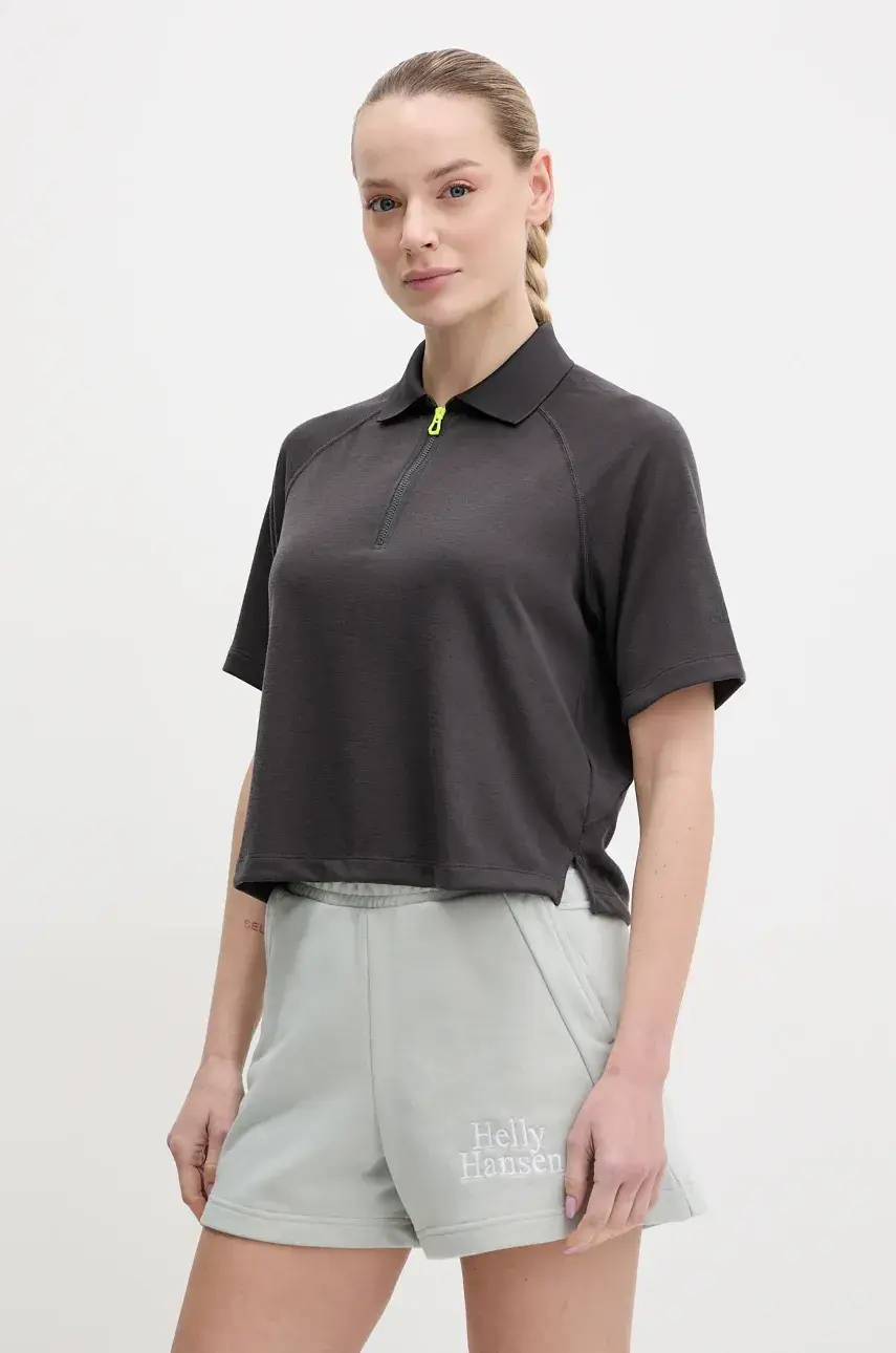 Polo tričko Helly Hansen INSHORE dámske, čierna farba, 34481