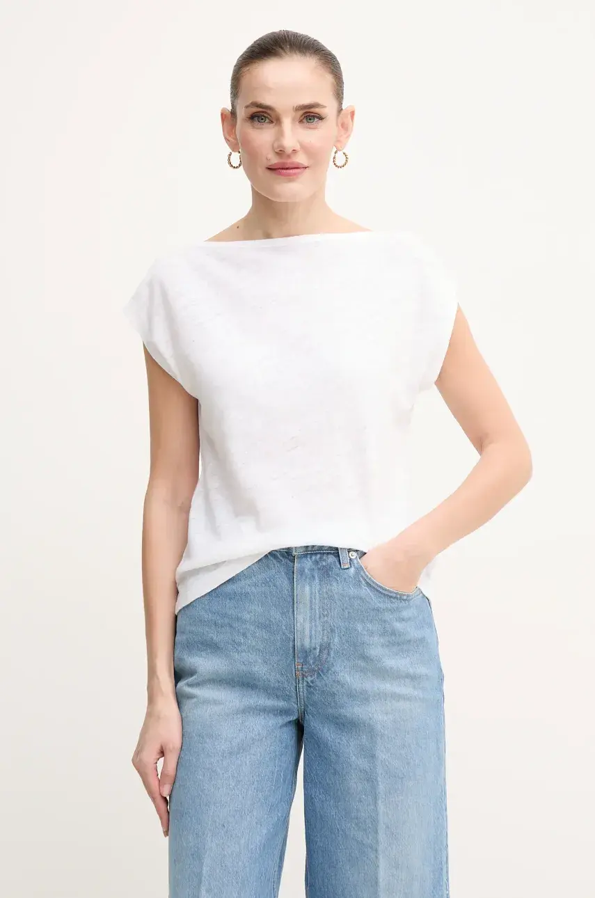 Tričko Calvin Klein dámske, biela farba, K20K208249