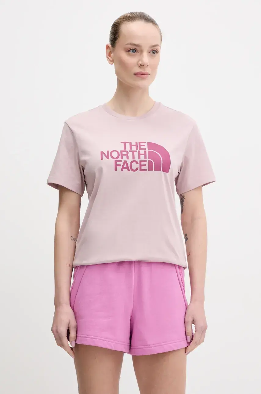 Tričko The North Face Relaxed Easy dámske, ružová farba, NF0A8A6GA1O1