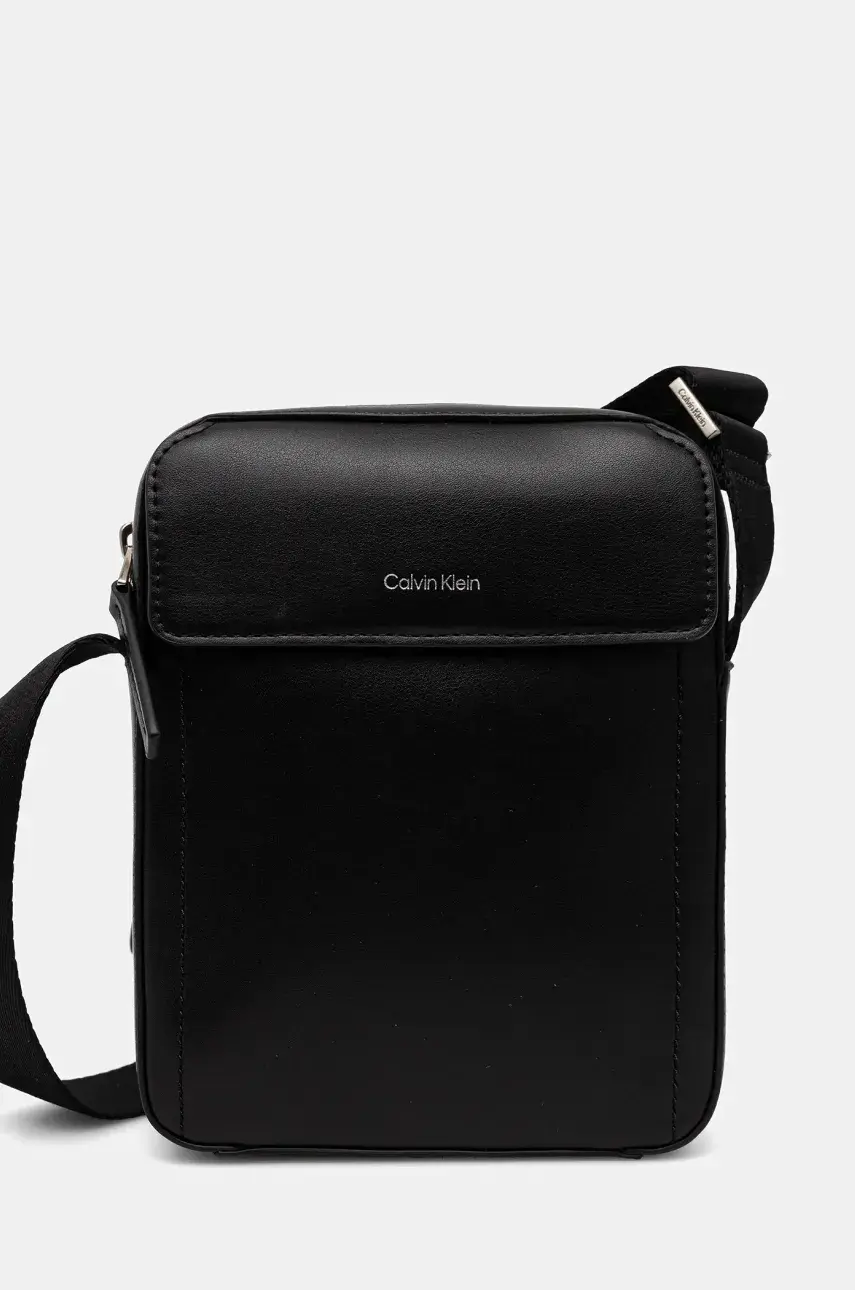 Malá taška na doklady Calvin Klein čierna farba, K50K512966