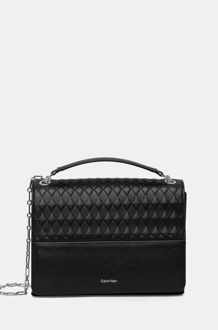 Kabelka Calvin Klein čierna farba, K60K612996