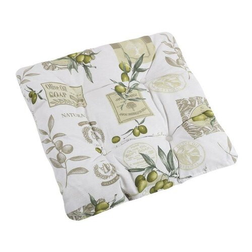 Bellatex Sedák prešívaný Ema Oliva, 40 x 40 cm