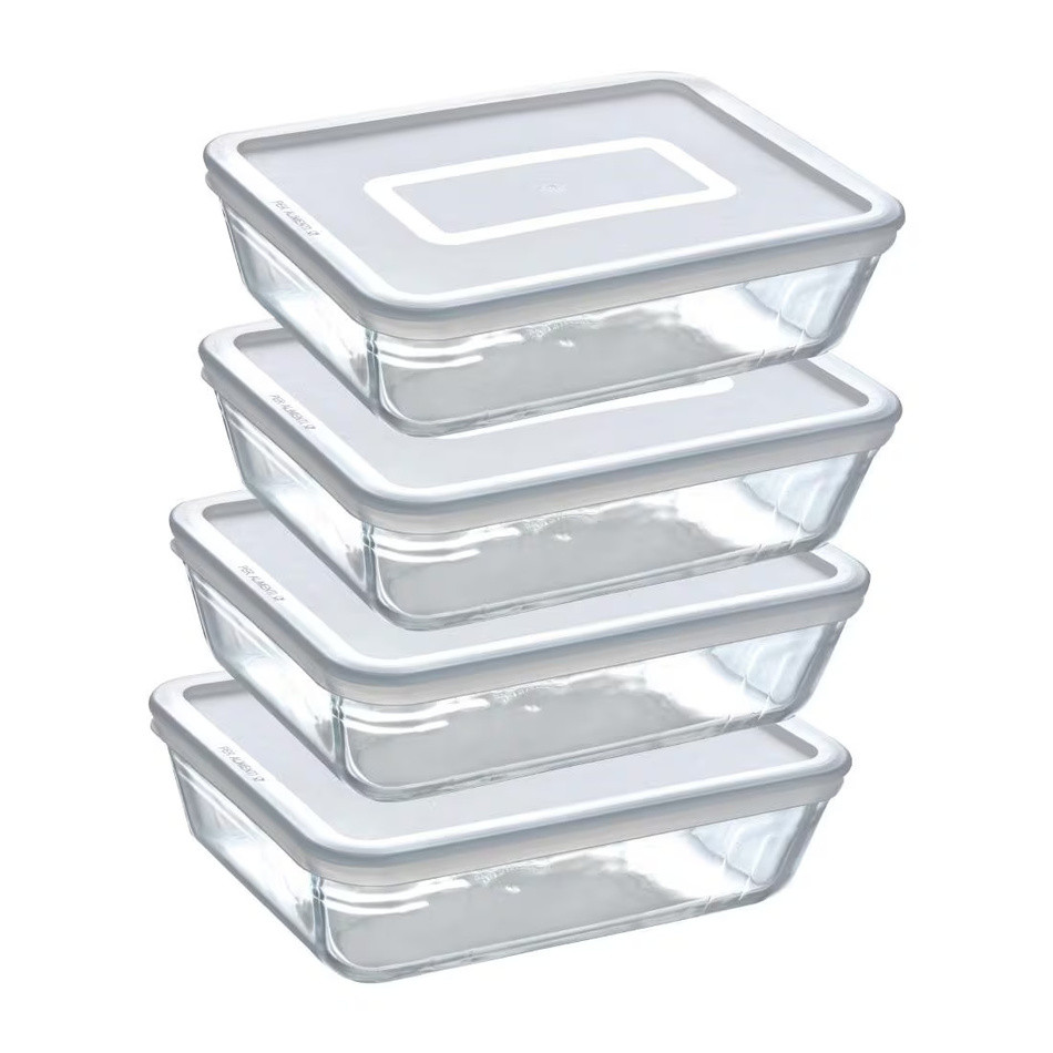 Pyrex Súprava sklenených dóz 4 ks, 1,5L