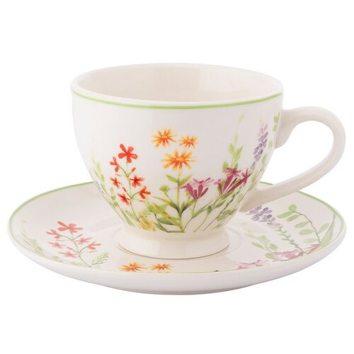 Altom Porcelánová šálka a podšálka NatureAwakening 220 ml